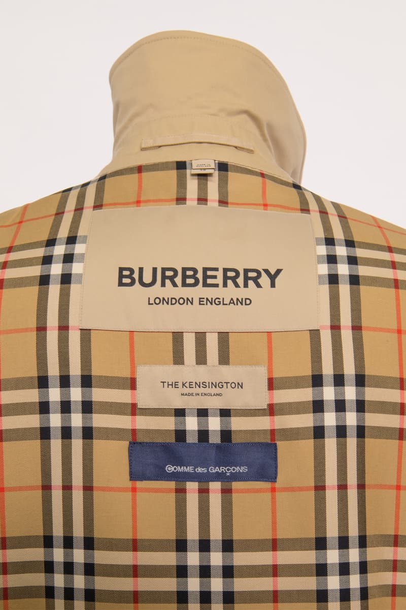 コム デ ギャルソンが バーバリーのカスタマイズトレンチ第2弾を青山店限定で発売 COMME des GARÇONS x Burberry Long Kensington Heritage Trench Coat