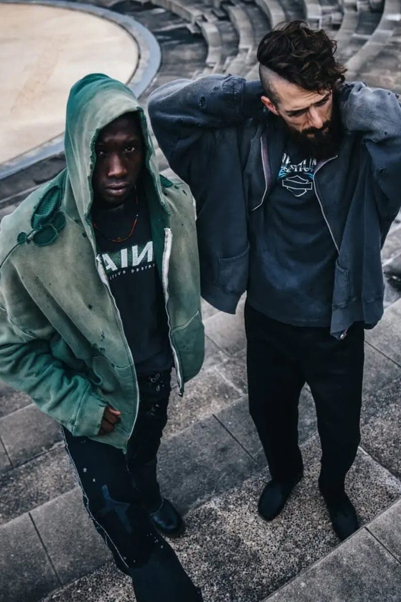 セントマイケルとデニム ティアーズによる2024年秋冬シーズンのコラボアイテムが発売 SAINT Mxxxxxx Drops Final FW24 Collection With Denim Tears collaboration saint tears T-shirts, long-sleeve T-shirts, sweatshirts, shirt jackets, MA-1 jackets, co branded tremaine emory