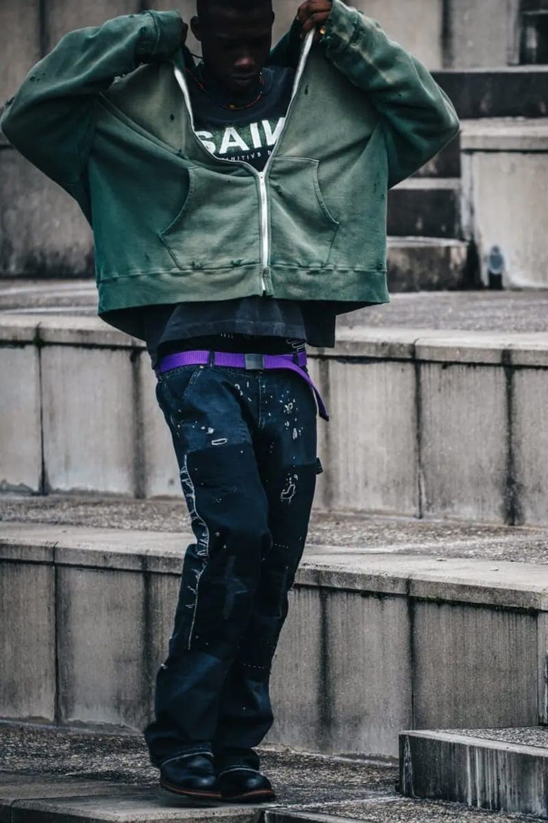 セントマイケルとデニム ティアーズによる2024年秋冬シーズンのコラボアイテムが発売 SAINT Mxxxxxx Drops Final FW24 Collection With Denim Tears collaboration saint tears T-shirts, long-sleeve T-shirts, sweatshirts, shirt jackets, MA-1 jackets, co branded tremaine emory