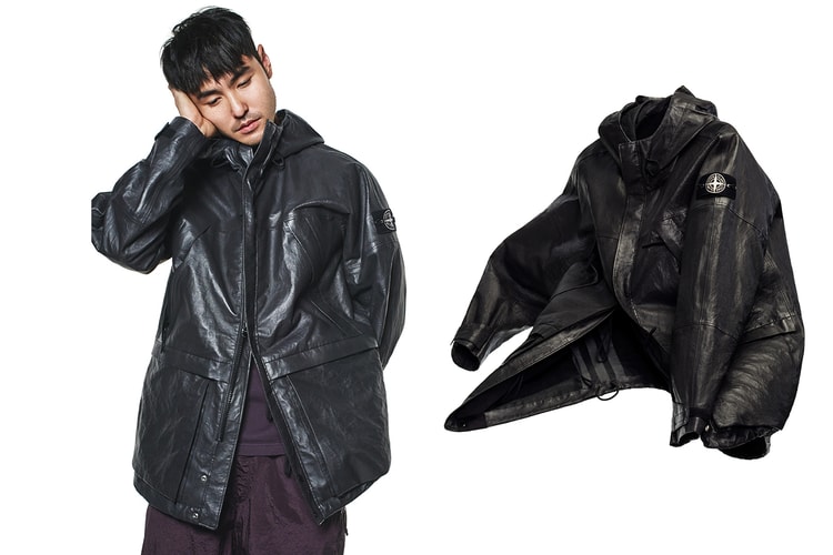 Stone Island から極薄のラムレザーで仕上げた新作ジャケットが発売