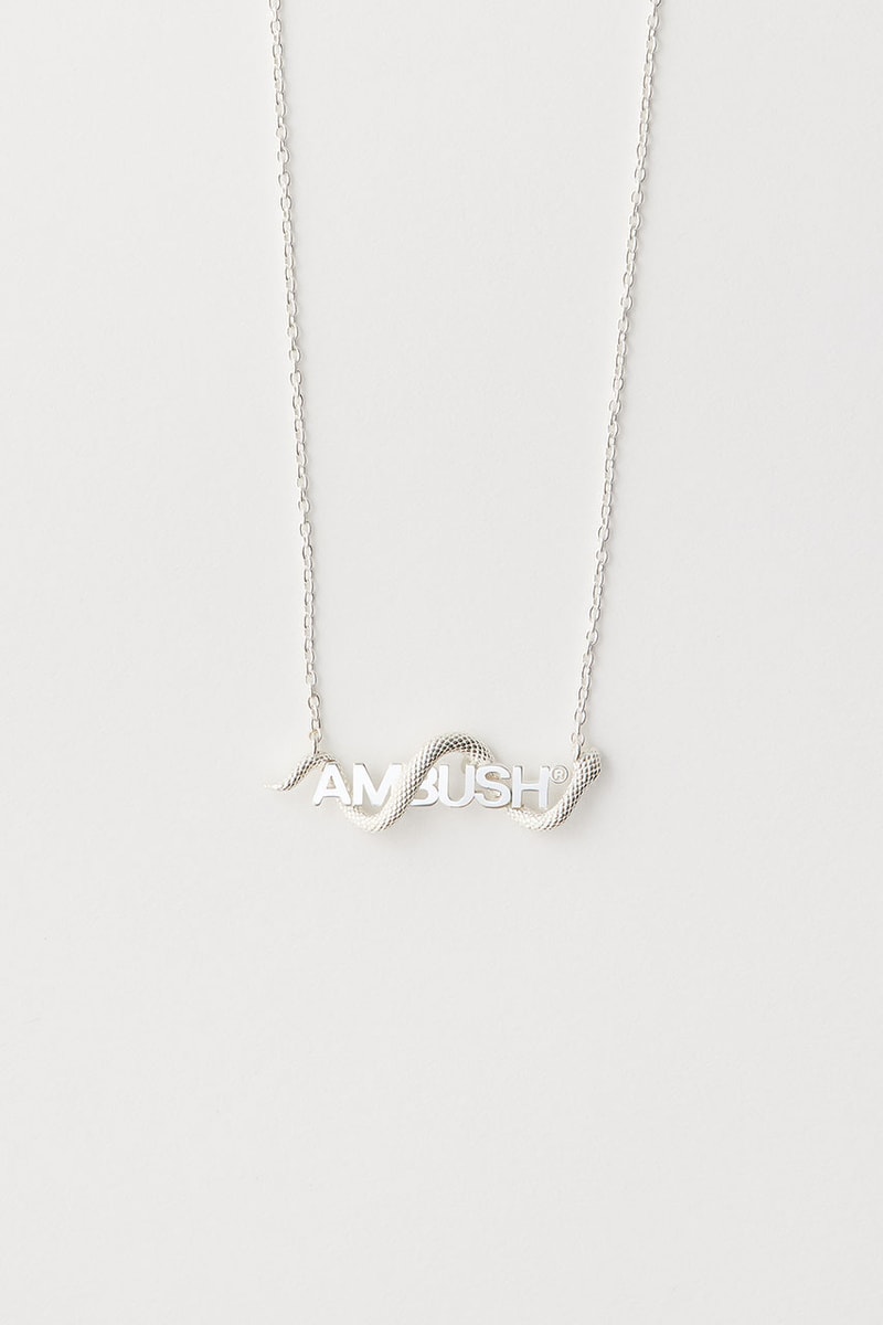 アンブッシュから2025年の干支である巳をモチーフとしたネックレスが発売 ambush 2025 snake necklace release info