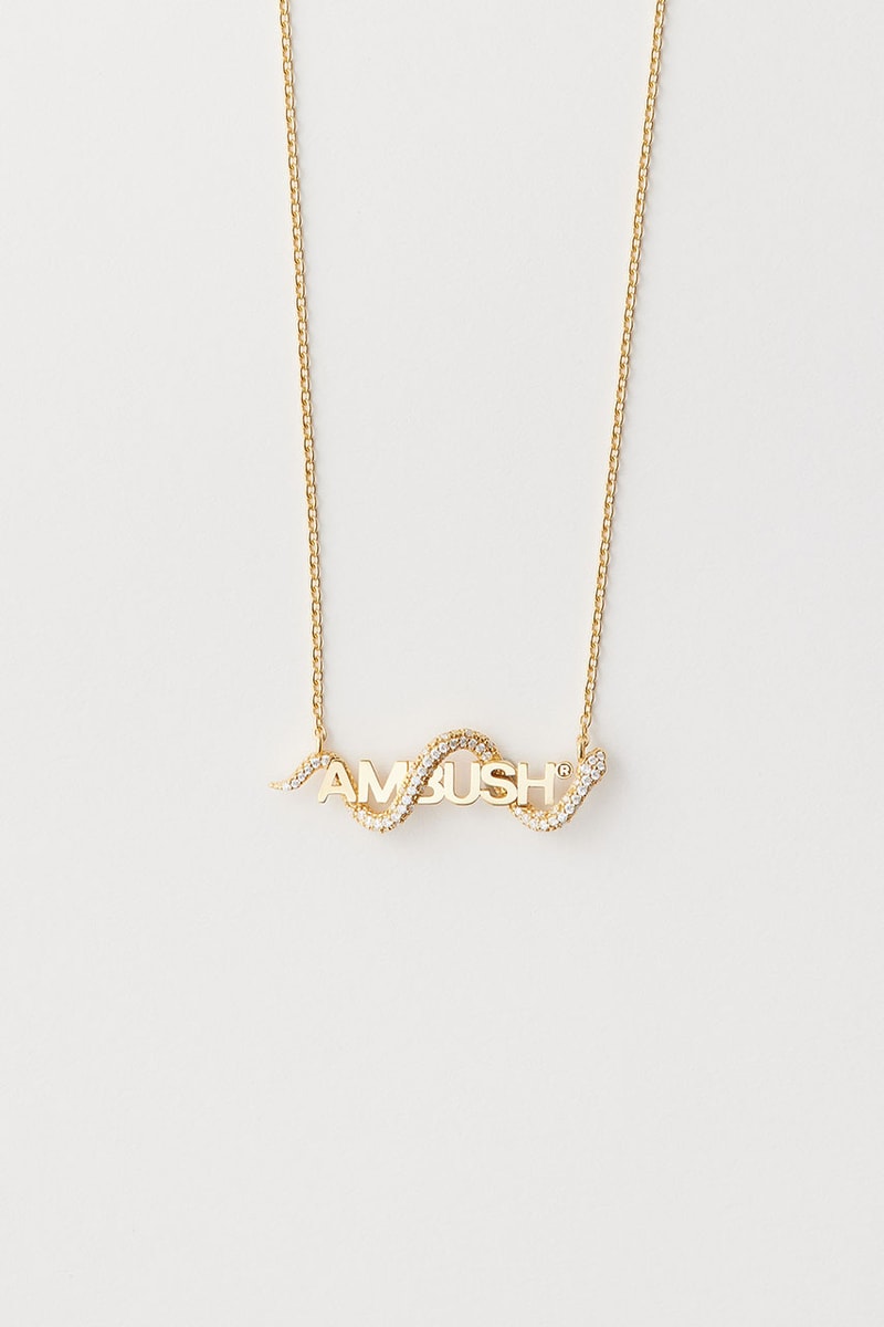 アンブッシュから2025年の干支である巳をモチーフとしたネックレスが発売 ambush 2025 snake necklace release info