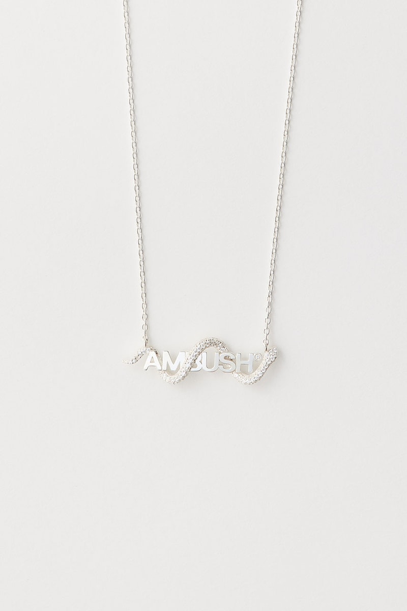 アンブッシュから2025年の干支である巳をモチーフとしたネックレスが発売 ambush 2025 snake necklace release info