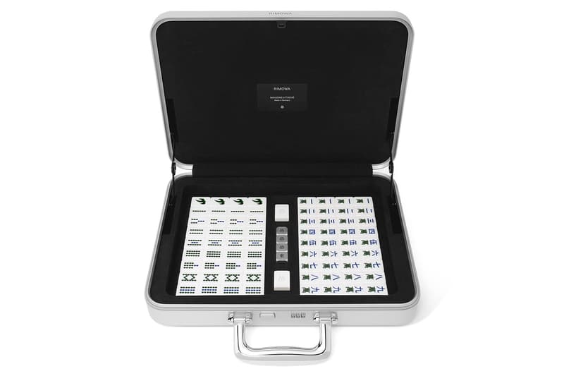 リモワからラグジュアリーな麻雀セットが登場 RIMOWA Mahjong Attaché release info