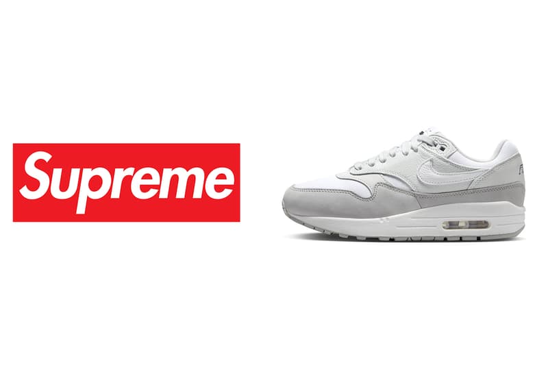 シュプリーム x ナイキ エアマックス 1 '87が2025年に発売か Supreme x Nike Air Max 1 release rumor