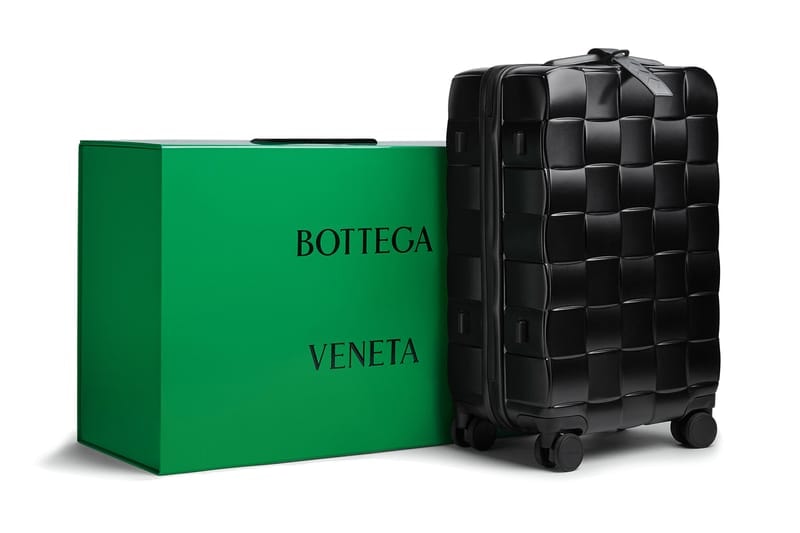 ボッテガ・ヴェネタよりイントレチャートデザインの新作スーツケースが登場 bottega veneta odyssey suit case release info