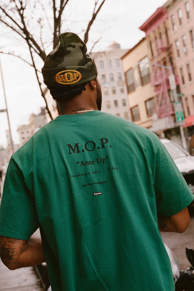 シュプリームから M.O.P とのコラボアイテムが発売 Supreme M.O.P fall winter 2024 release info