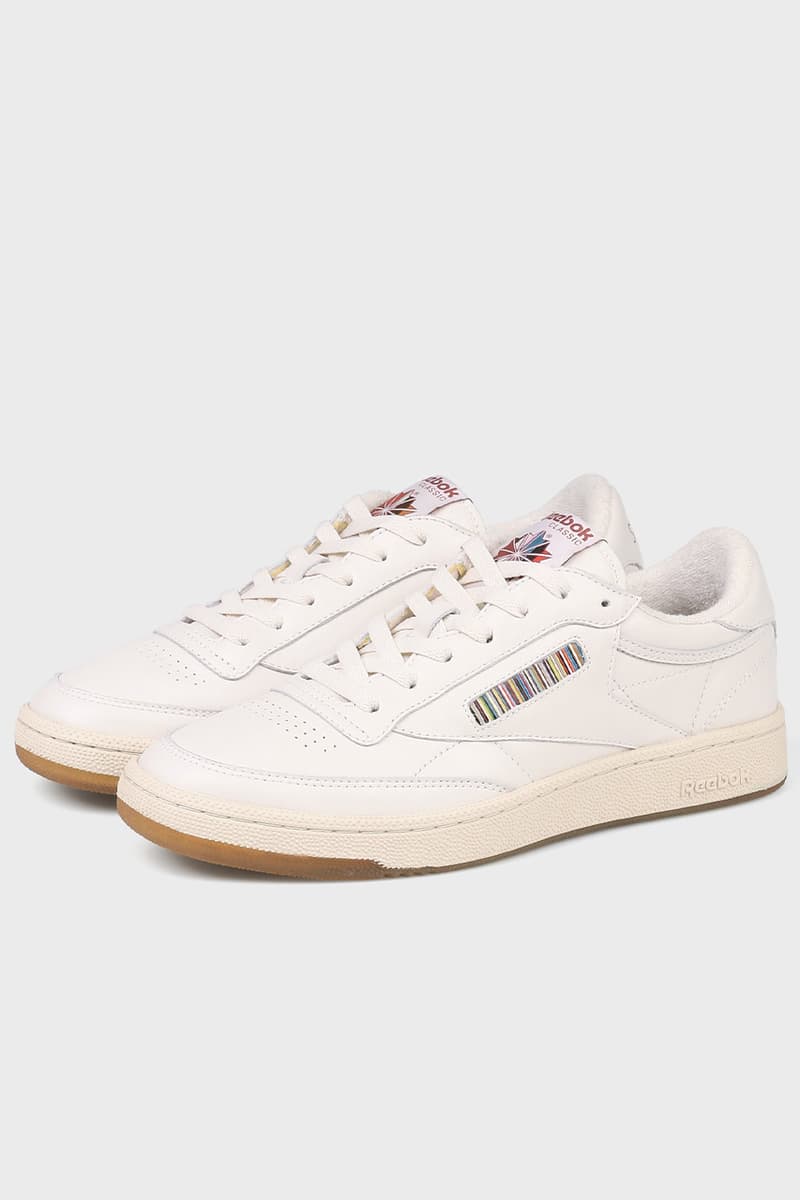 ポールスミスとリーボックの新作CLUB C 85ヴィンテージが登場 paul smith + reebok club c 85 vintage release info