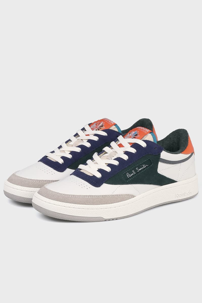 ポールスミスとリーボックの新作CLUB C 85ヴィンテージが登場 paul smith + reebok club c 85 vintage release info