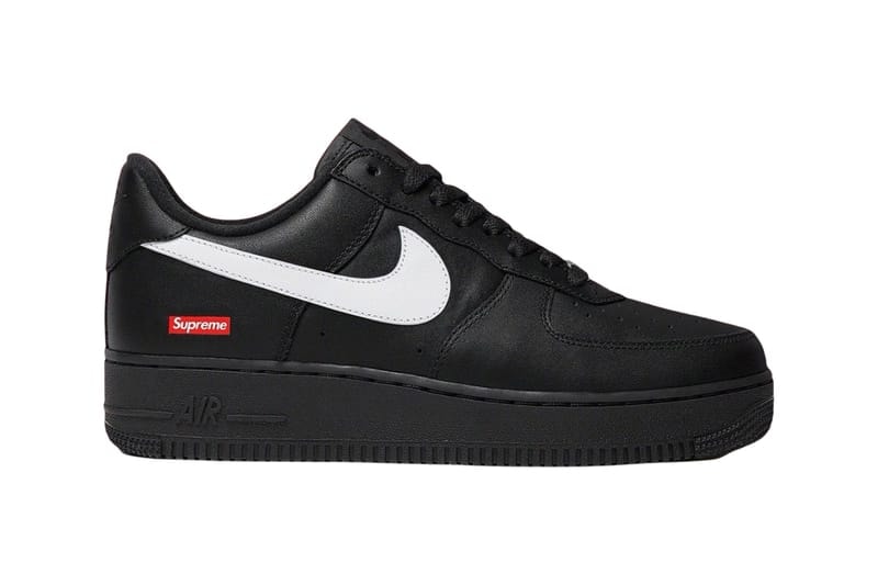 シュプリーム x ナイキ エアフォース 1 ローに2つの新色が登場か Supreme x Nike Air Force 1 Low "Black" and "White" Reportedly Dropping Next Fall af1 streetwear leather shoes classic branded laces rumors