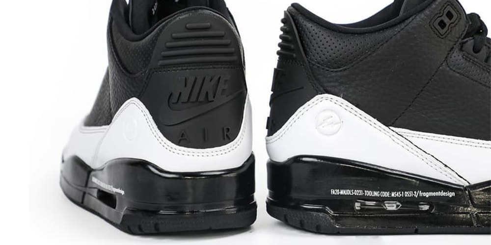 フラグメント x エア ジョーダン 3 の未発売カラーをチェック  