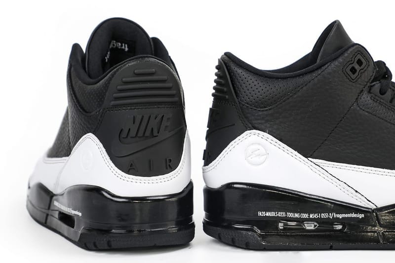 藤原ヒロシ主宰 fragment design x Air Jordan 3 の未発売カラーをチェック