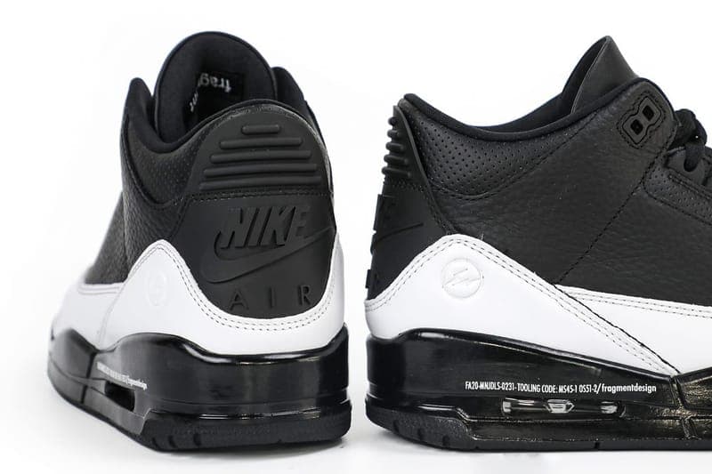 藤原ヒロシ主宰 フラグメント デザイン x エア ジョーダン 3 の未発売カラーをチェック fragment design Air Jordan 3 Black White Sample Info release date store list buying guide photos price hiroshi fujiwara