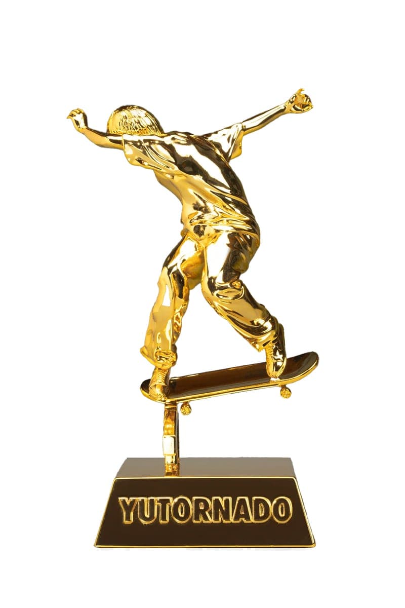 オールライツリザーブドより堀米雄斗の限定スカルプチャーが発売 Yuto Horigome "Yutornado" Sculpture with AllRightsReserved Skateboarding Art Artworks