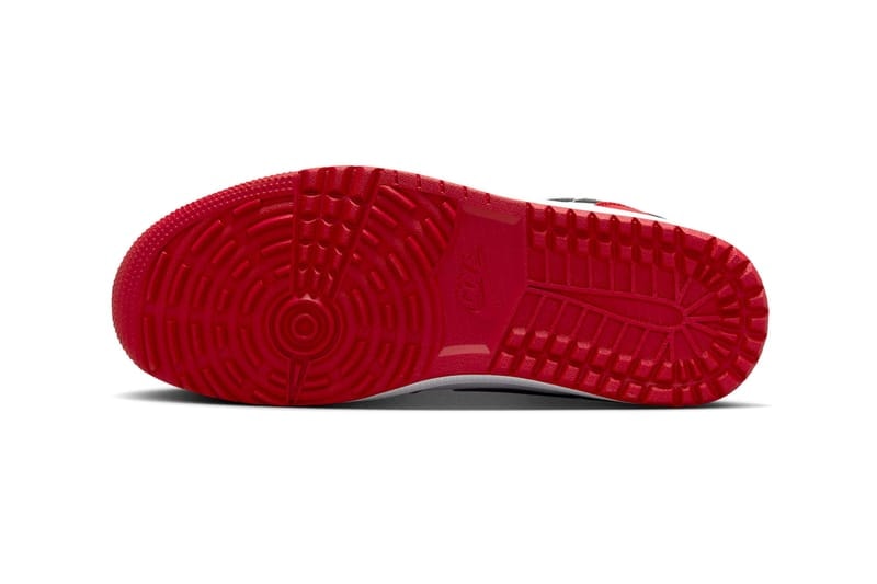 エアジョーダン1 ミュールゴルフに名作カラー“シカゴ”が登場 Air Jordan 1 Mule Golf "Chicago" White/Varsity Red-Black FJ1214-101 michael jordan brand hypegolf slip ons classic red white and red colors bulls