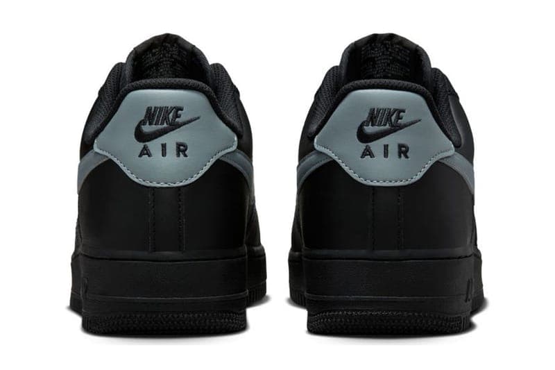 ナイキ エアフォース 1 ローに新色 “ブラック/クールグレー” が登場 Nike Air Force 1 Low "Black/Cool Grey" FJ4146-003 Release info af1 swoosh nike all black leather classic low top shoe everyday