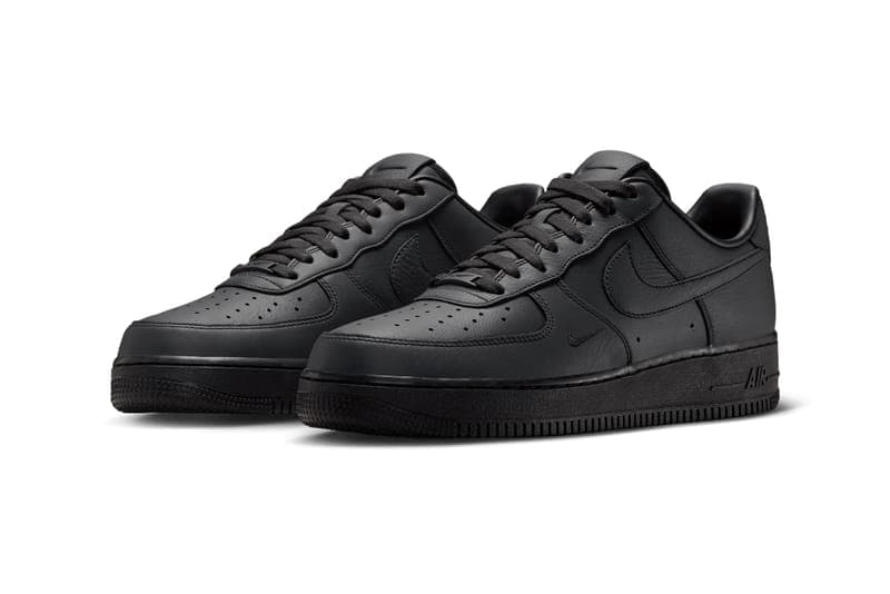 .スウッシュよりナイキ エアフォース1 トリプルブラックが発売 .SWOOSH Nike Air Force 1 Low Triple Black HJ9348-001 release date info store list buying guide photos price