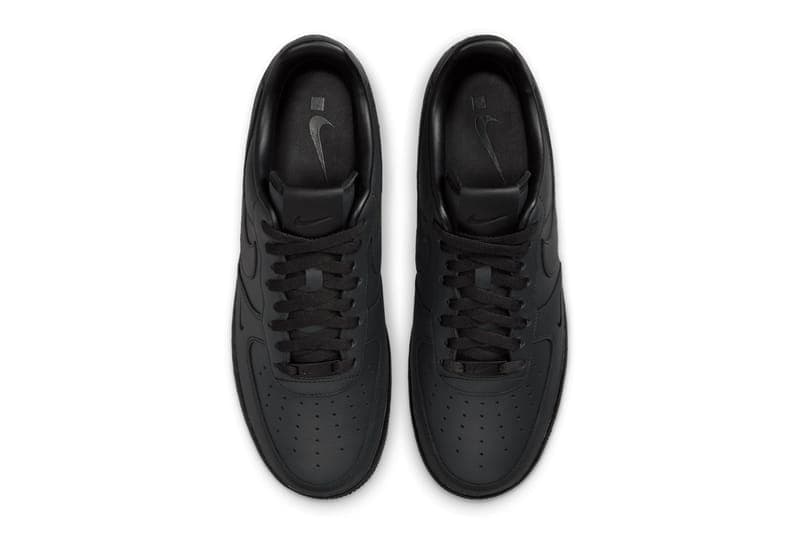 .スウッシュよりナイキ エアフォース1 トリプルブラックが発売 .SWOOSH Nike Air Force 1 Low Triple Black HJ9348-001 release date info store list buying guide photos price