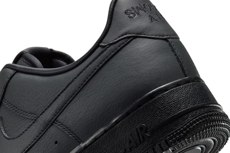 .スウッシュよりナイキ エアフォース1 トリプルブラックが発売 .SWOOSH Nike Air Force 1 Low Triple Black HJ9348-001 release date info store list buying guide photos price