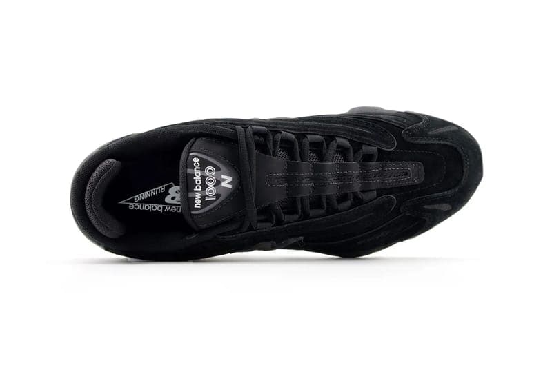ニューバランス1000からオールブラック仕様の新色 “ブラックキャット”がスタンバイ New Balance 1000 Is as Stealthy as a "Black Cat" jet black suede M1000LA release info nb