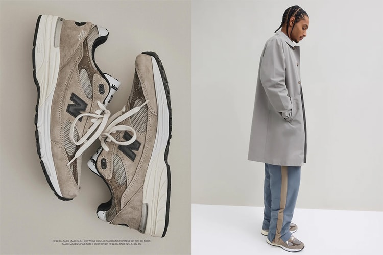 JJJJound x New Balance 993 “Mushroom/White” の国内発売情報が解禁