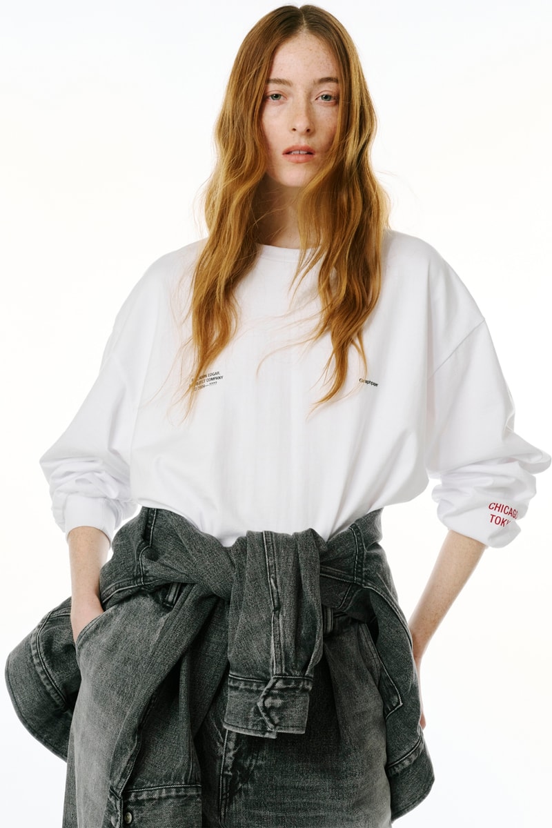 グラフペーパーから ベンジャミン・エド‬ガーとのコラボロングスリーブTシャツが登場BENJAMIN EDGAR for Graphpaper Long Sleeve Tee