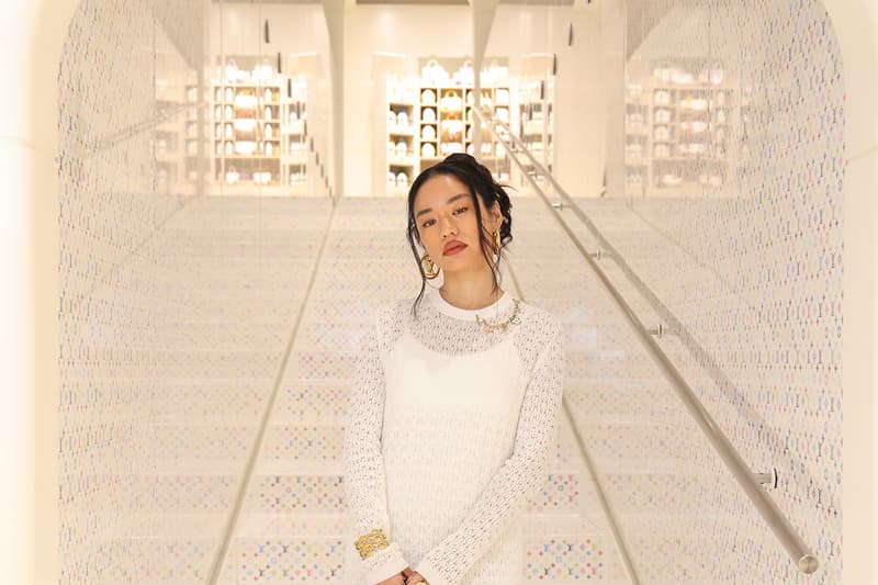 Awich が Louis Vuitton x 村上隆のポップアップイベントに訪れた