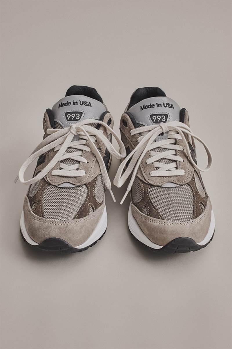ジョウンド x ニューバランス 993 “マッシュルーム/ホワイト”の発売情報が解禁 JJJJound x New Balance 993 Official Images “Mushroom/White” release info