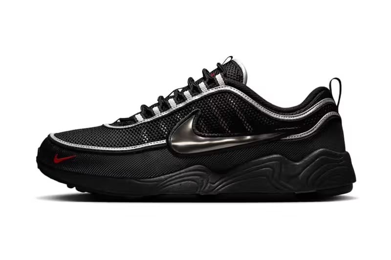 Nike の名作 Air Zoom Spiridon からメタリックシルバーがアクセントの新色が登場