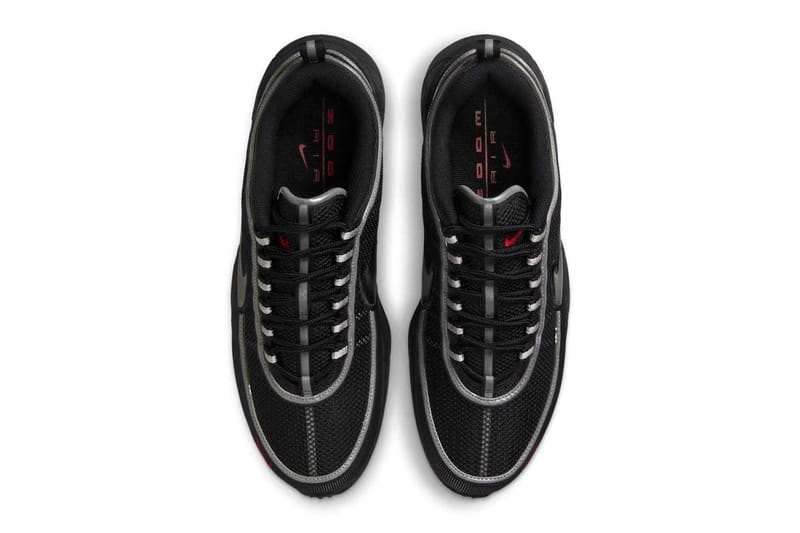 ナイキの名作エアズームスピリドンからメタリックシルバーがアクセントの新色が登場 Nike Air Zoom Spiridon "Black/Metallic Silver” HF9117-002 Release Info