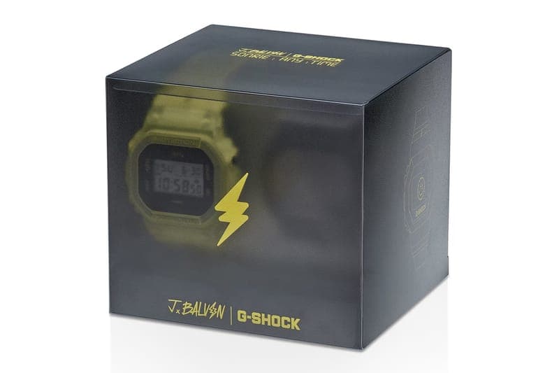 ジーショックとJバルヴィンによる初のコラボウォッチが発売 J Balvin Unveils First Ever G-Shock Collaboration G-Shock DWE-5600JB-1A9 “Time Matters” box set collab colombia colombian prince of reggaeton best selling latin artist