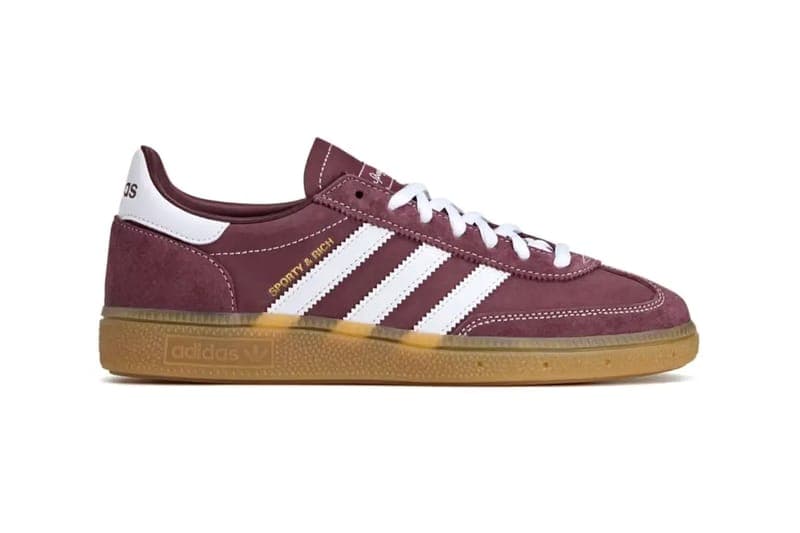 スポーティ アンド リッチxアディダスのコラボハンドボールスペツィアルに新色が登場 Sporty and Rich adidas Handball Spezial Dark Green Sharp Red Night Indigo JP7067 JP7068 JP7066 Release Info