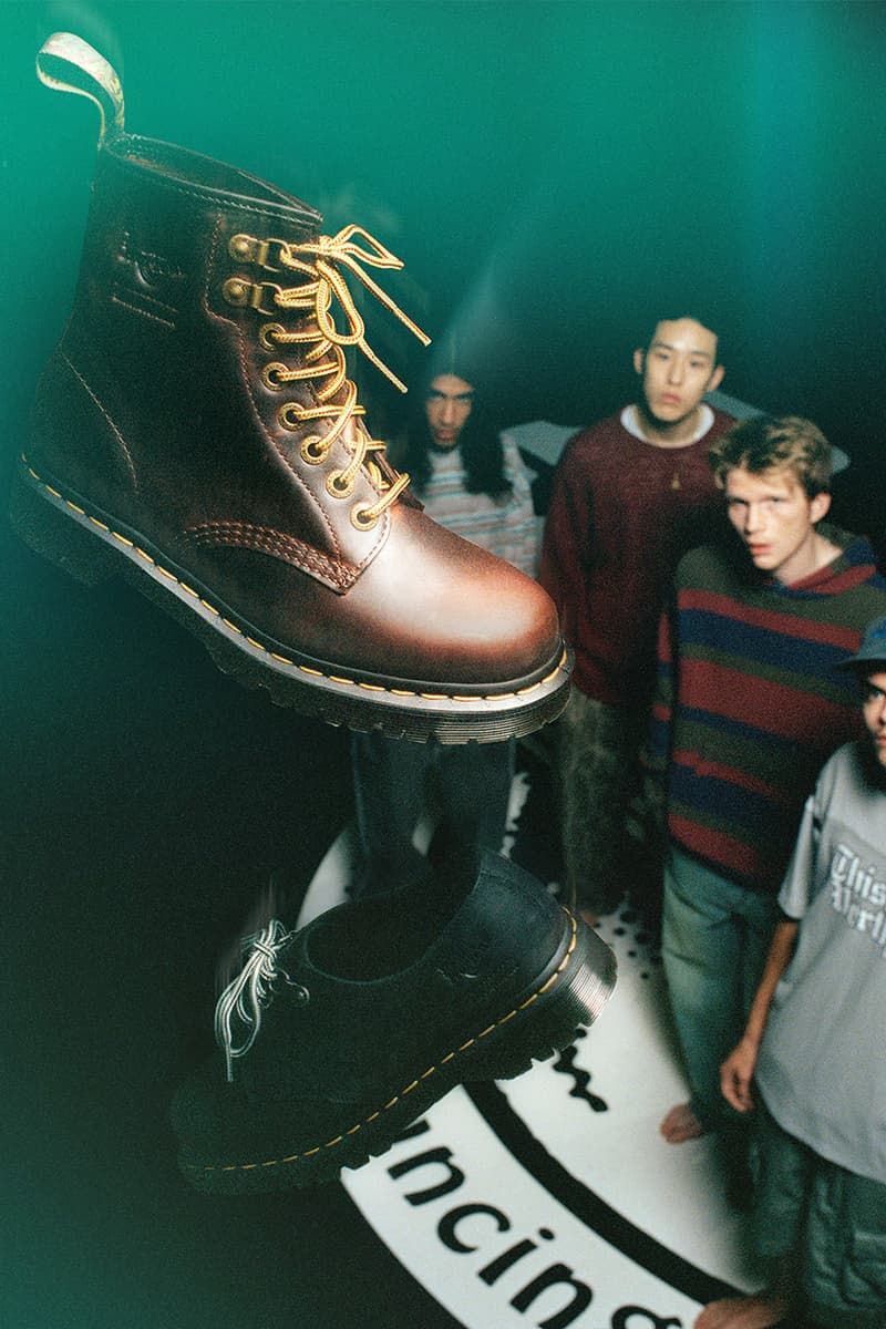 ディスイズネバーザットがドクターマーチンとの初となるコラボレーションを発表 thisisneverthat dr martens collab footwear release info