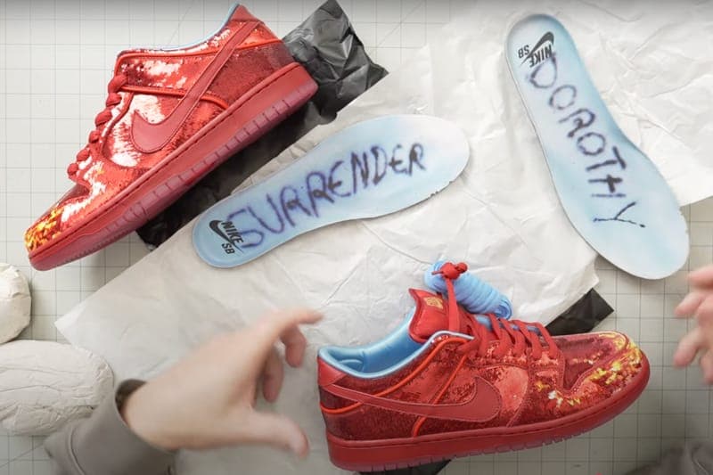 オズの魔法使xナイキSBダンクローのフレンズ & ファミリーモデルをチェック The Wizard of Oz Nike SB Dunk Low Ruby Slippers Info date store list buying guide photos price f&f friends and family