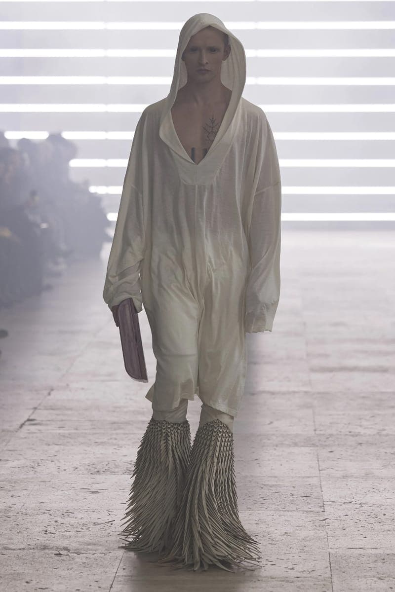 リックオウエンス 2025年秋冬メンズコレクション  rick owens 2025 fall winter collection lookbook info