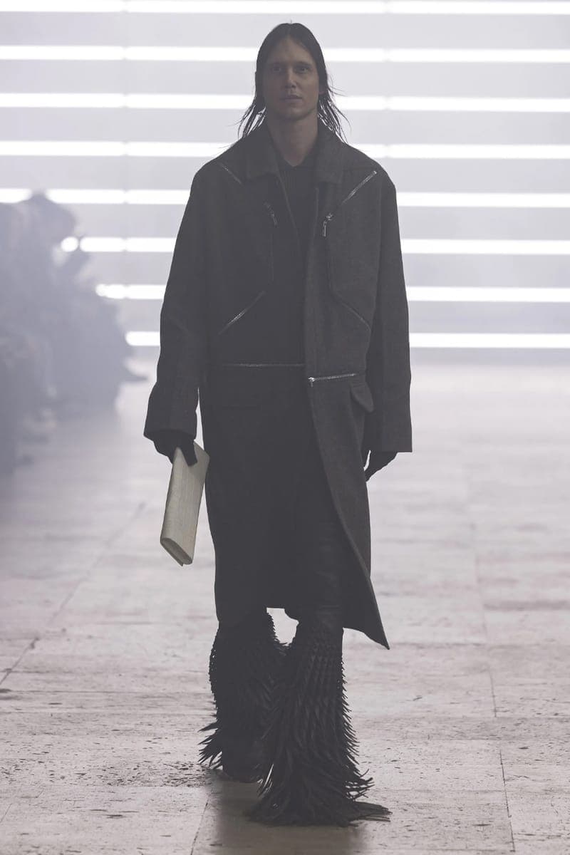 リックオウエンス 2025年秋冬メンズコレクション  rick owens 2025 fall winter collection lookbook info