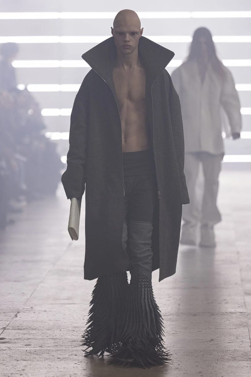 リックオウエンス 2025年秋冬メンズコレクション  rick owens 2025 fall winter collection lookbook info