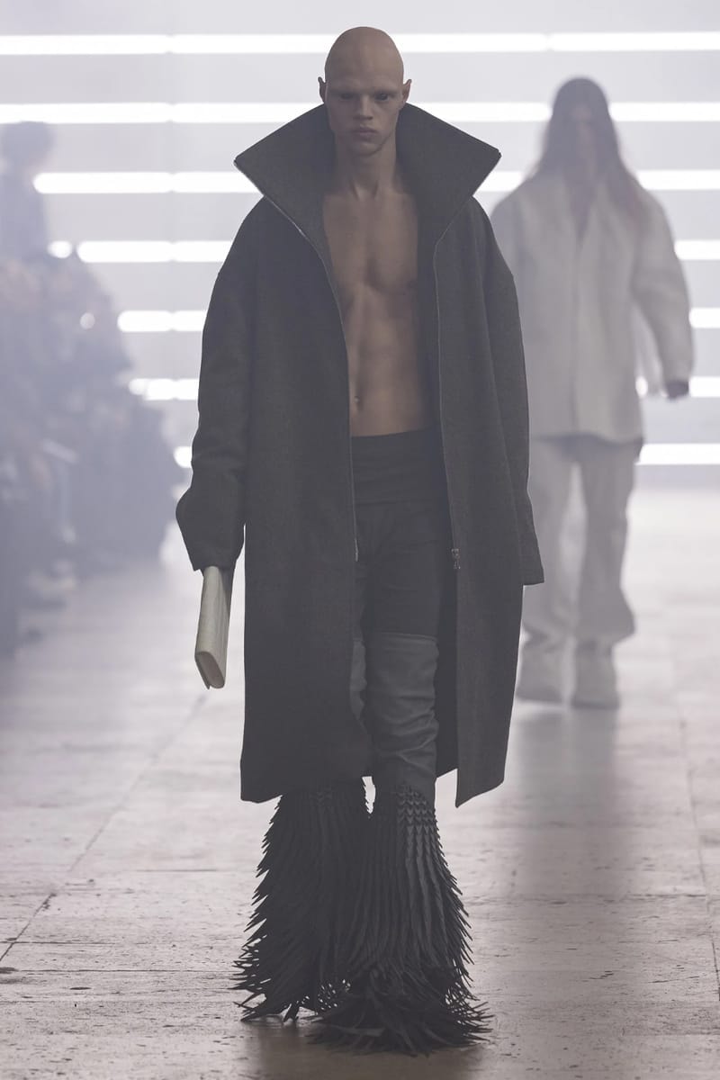 リックオウエンス 2025年秋冬メンズコレクション  rick owens 2025 fall winter collection lookbook info
