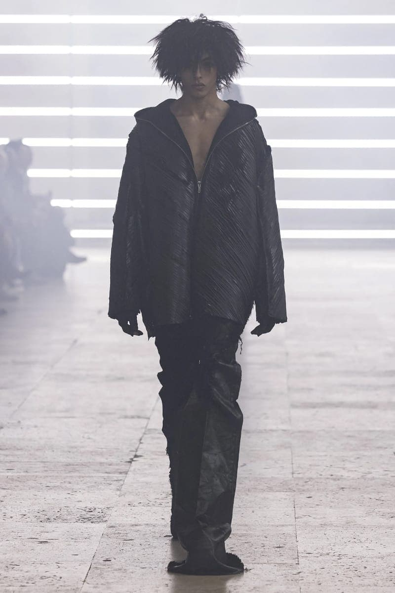 リックオウエンス 2025年秋冬メンズコレクション  rick owens 2025 fall winter collection lookbook info
