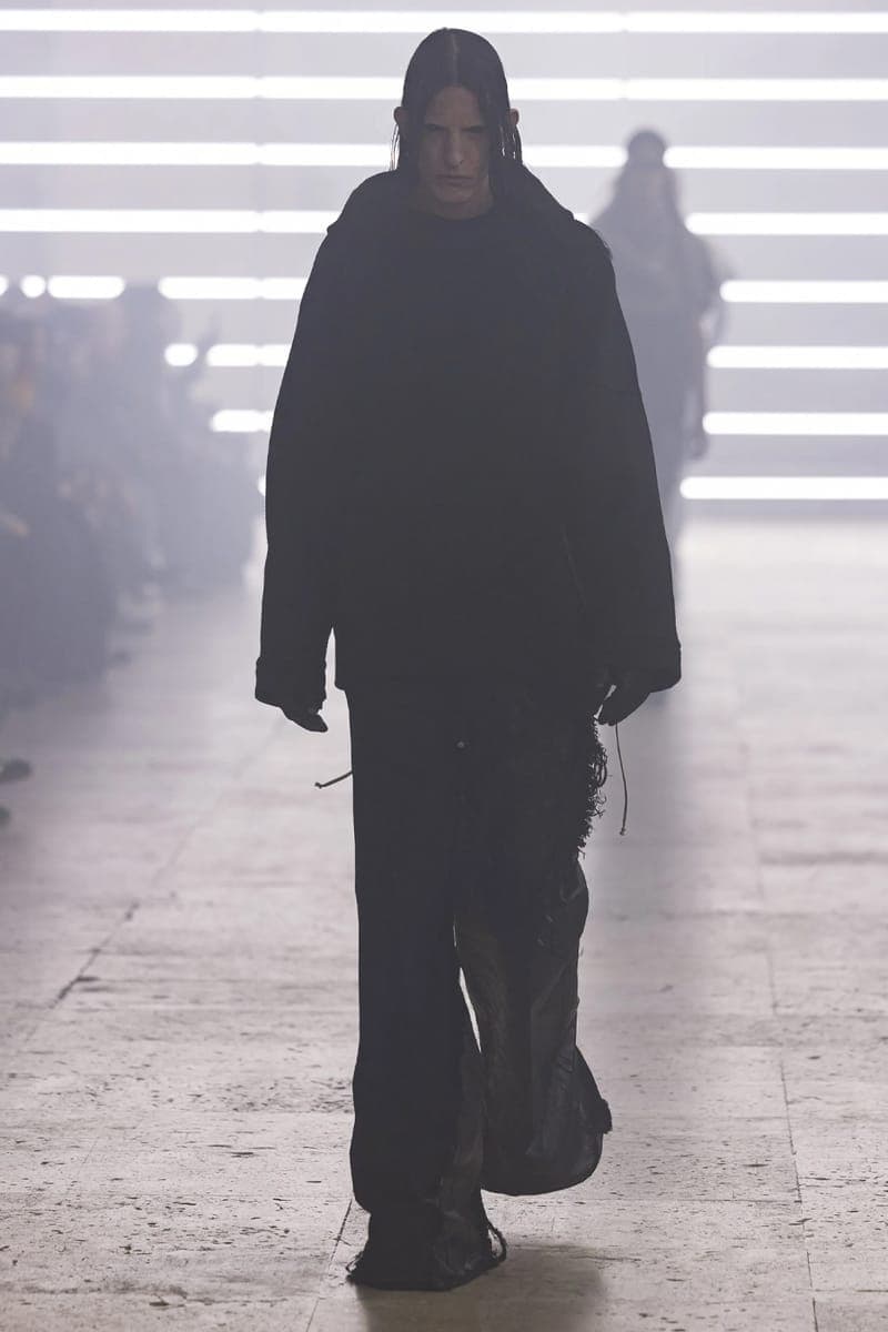 リックオウエンス 2025年秋冬メンズコレクション  rick owens 2025 fall winter collection lookbook info
