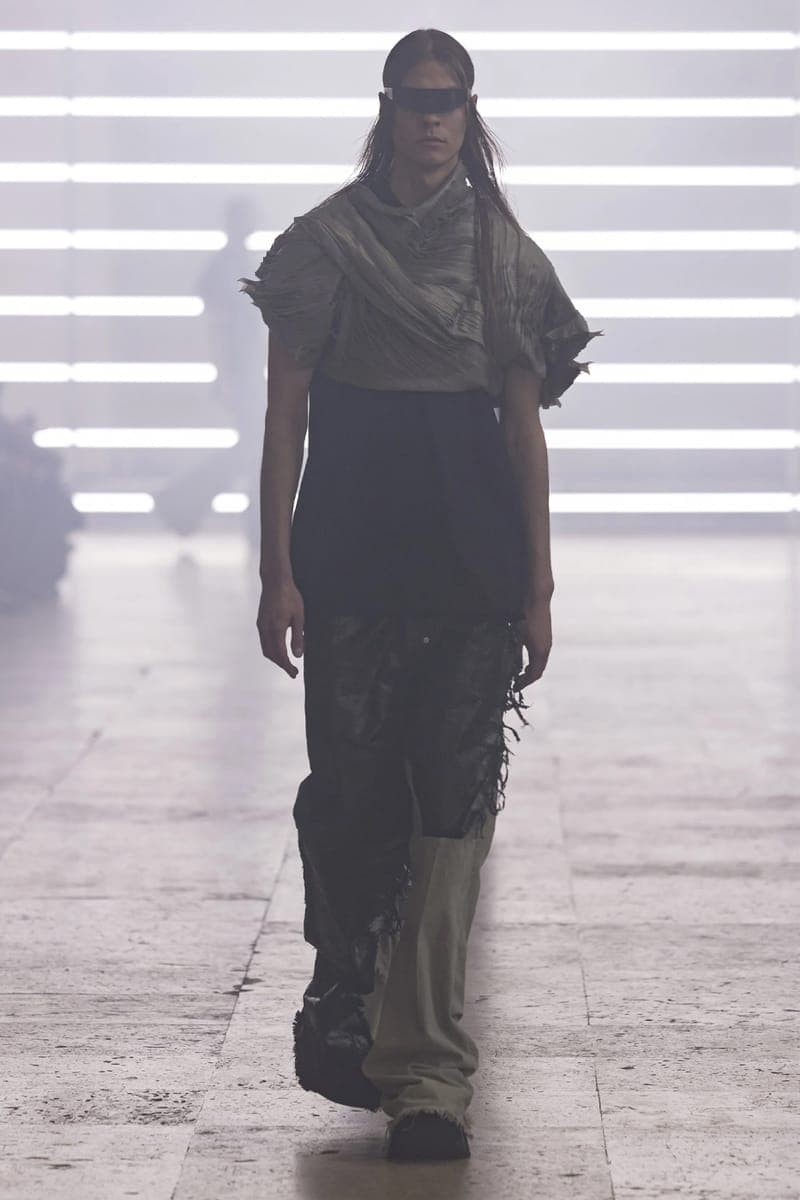 リックオウエンス 2025年秋冬メンズコレクション  rick owens 2025 fall winter collection lookbook info