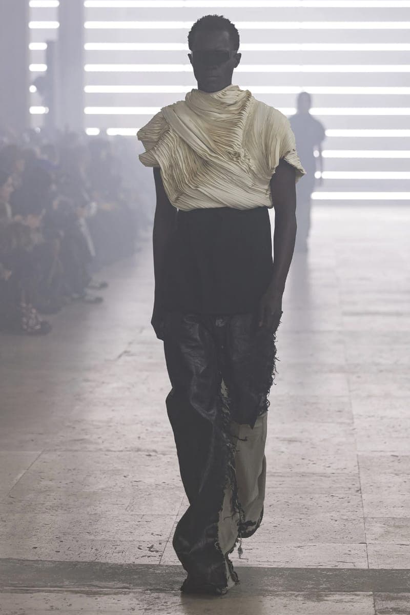 リックオウエンス 2025年秋冬メンズコレクション  rick owens 2025 fall winter collection lookbook info