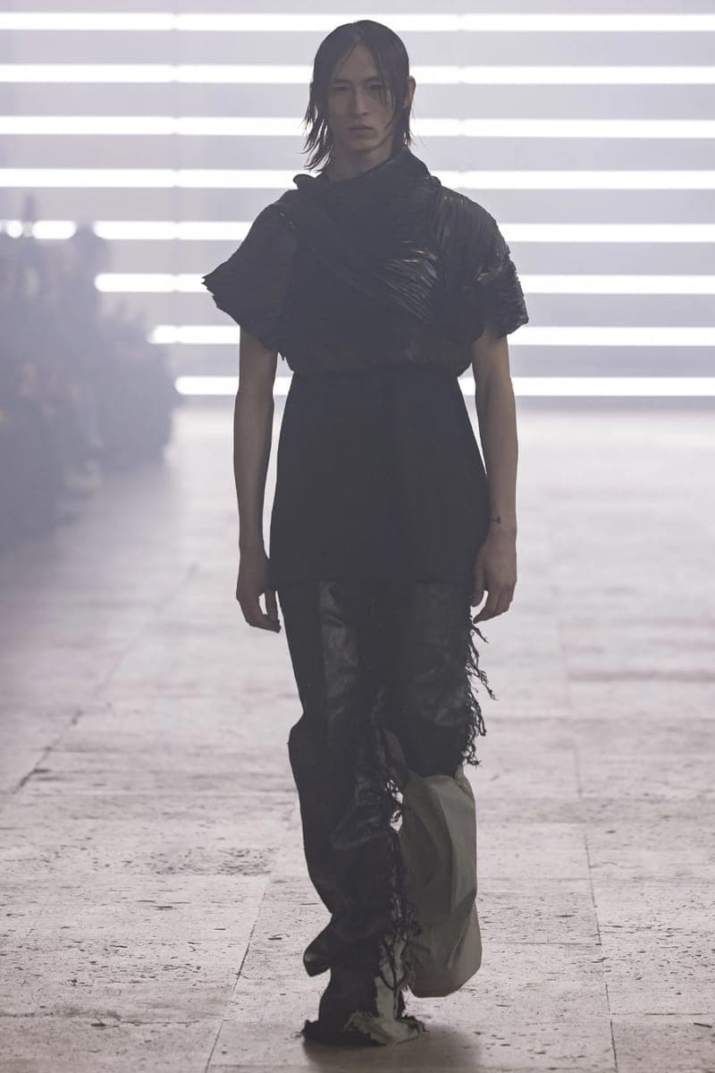 リックオウエンス 2025年秋冬メンズコレクション  rick owens 2025 fall winter collection lookbook info
