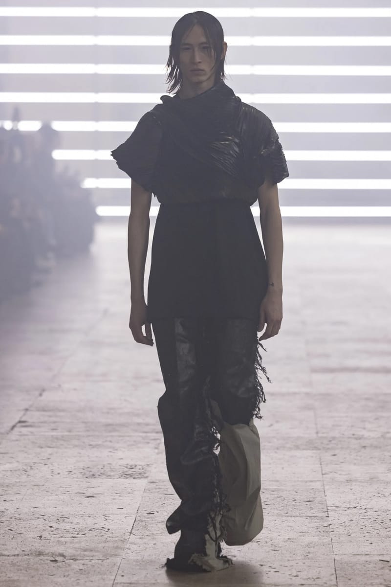 リックオウエンス 2025年秋冬メンズコレクション  rick owens 2025 fall winter collection lookbook info