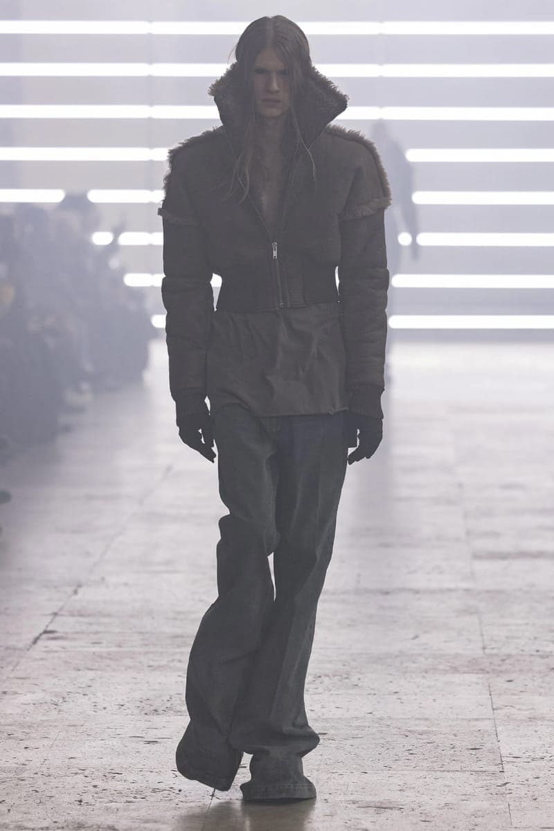 リックオウエンス 2025年秋冬メンズコレクション  rick owens 2025 fall winter collection lookbook info