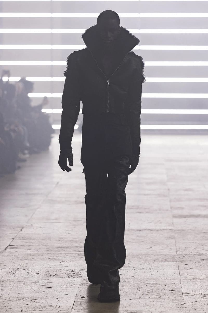 リックオウエンス 2025年秋冬メンズコレクション  rick owens 2025 fall winter collection lookbook info