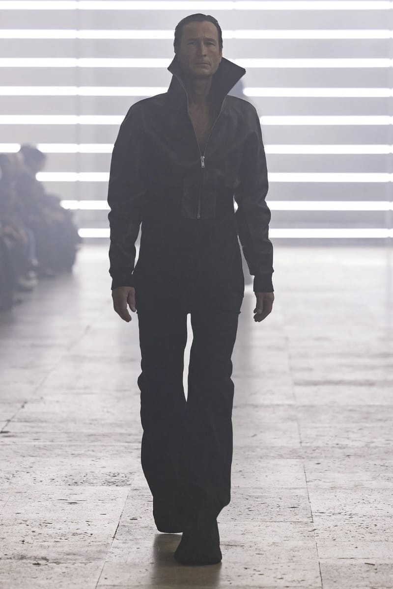 リックオウエンス 2025年秋冬メンズコレクション  rick owens 2025 fall winter collection lookbook info