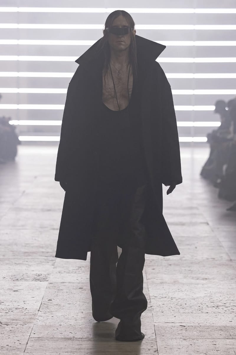 リックオウエンス 2025年秋冬メンズコレクション  rick owens 2025 fall winter collection lookbook info