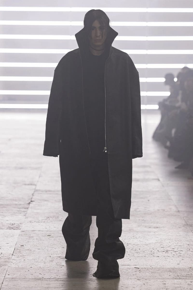 リックオウエンス 2025年秋冬メンズコレクション  rick owens 2025 fall winter collection lookbook info