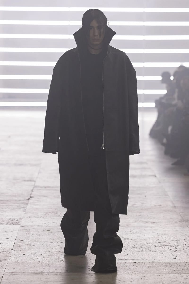リックオウエンス 2025年秋冬メンズコレクション  rick owens 2025 fall winter collection lookbook info